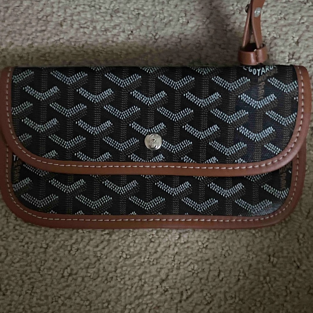 Medium Brown Patterned Tote Bag - Designer Style - image 3